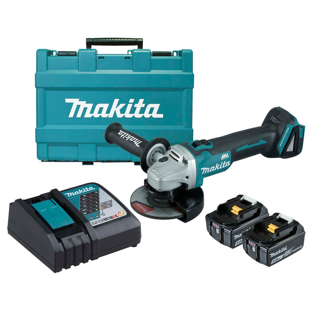 Makita Brushless Angle Grinder (tool Only) - 18v 