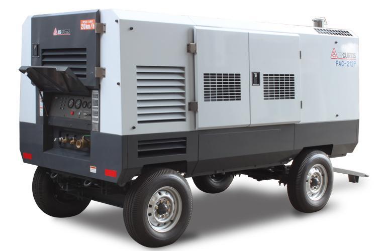 FS-Curtis FAC-212P Portable Diesel Screw Compressor - 21200 LPM | FS ...