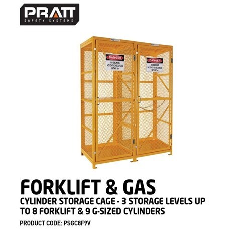 Pratt Forklift & Gas Cylinder Cage - 3 Storage Levels | Pratt | Price ...