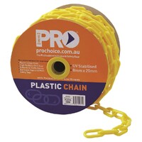 Plastic Chain (Yellow) - 25m x 8mm 