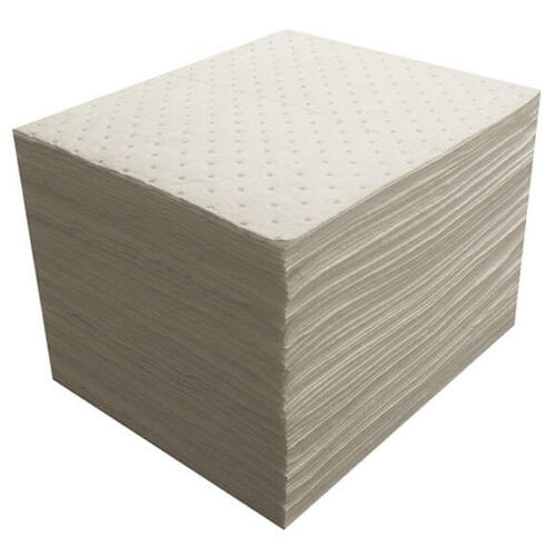 Oil Only 200gsm Absorbent Poly Pads (Pack of 200) - 500 x 400mm, Bronson  Safety